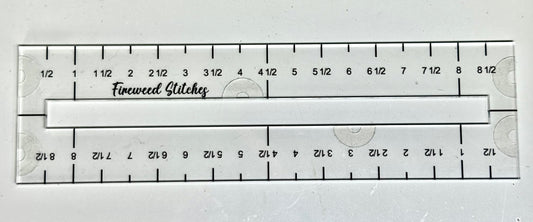 8" Zipper Facing Template