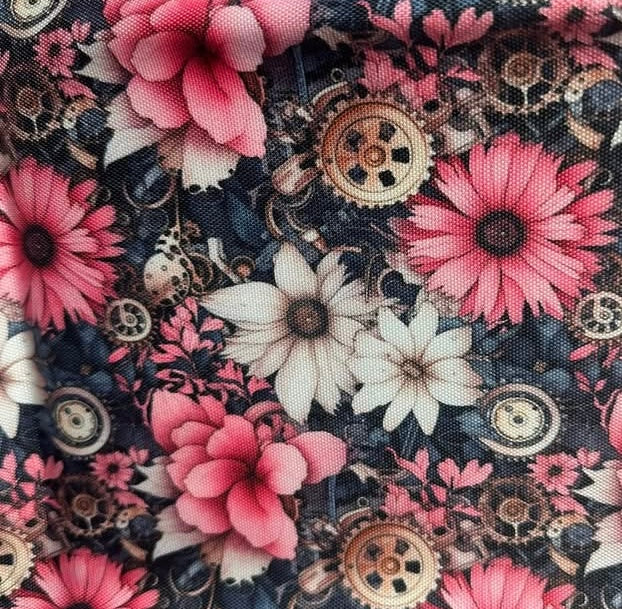 Pink & White Punk Waterproof Canvas