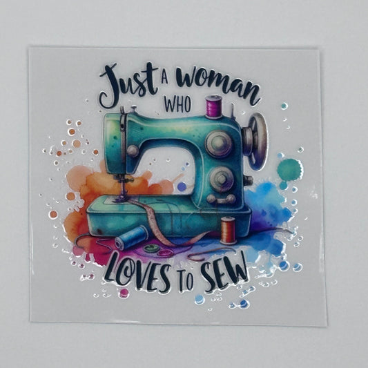 Just A Woman Sticker