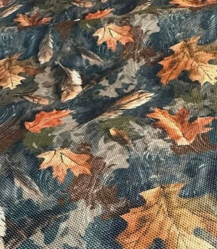 Camo Leaf Waterproof Canvas