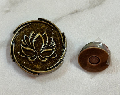 Lotus Magnetic Button Lock