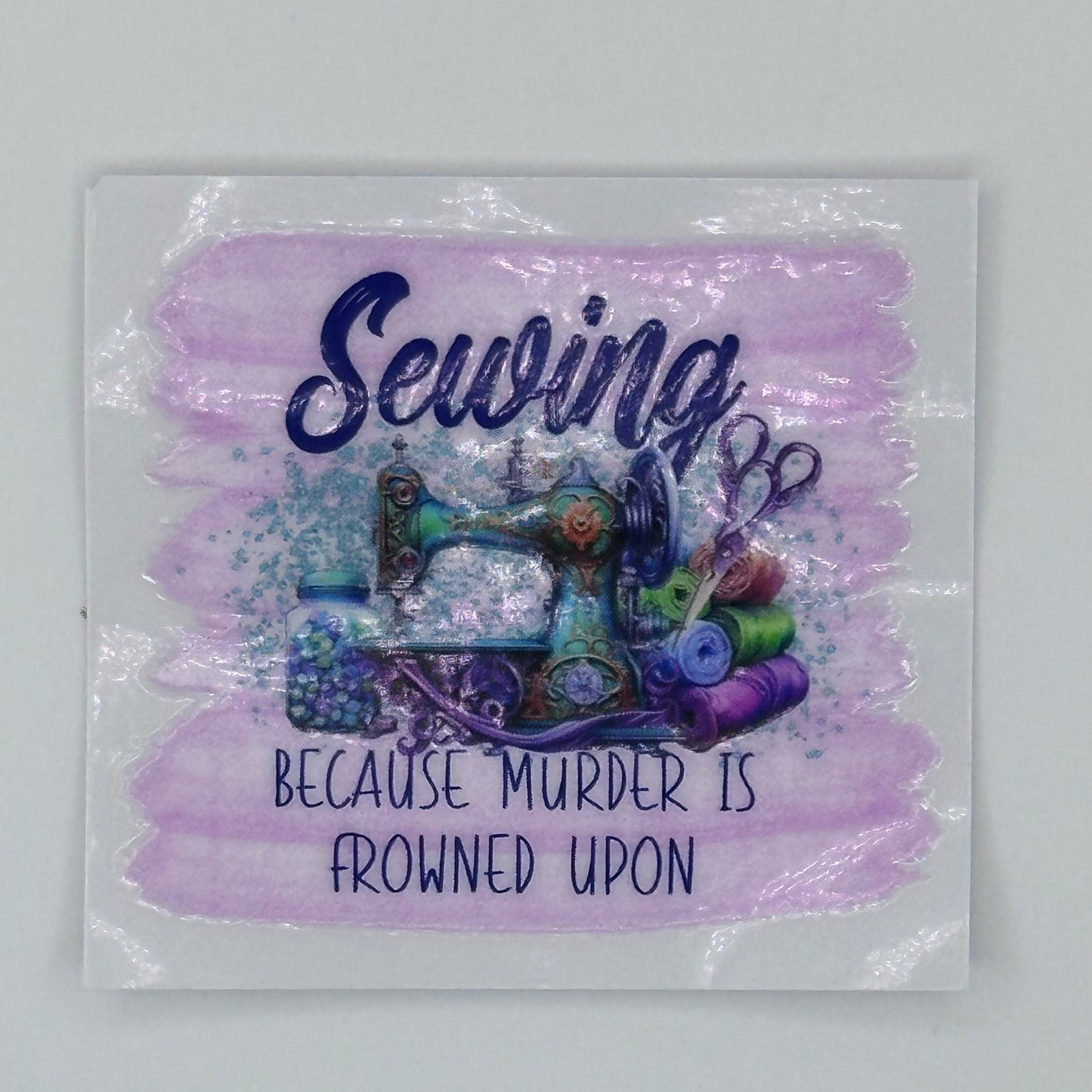 Sewing Murder Sticker