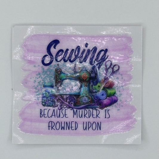 Sewing Murder Sticker