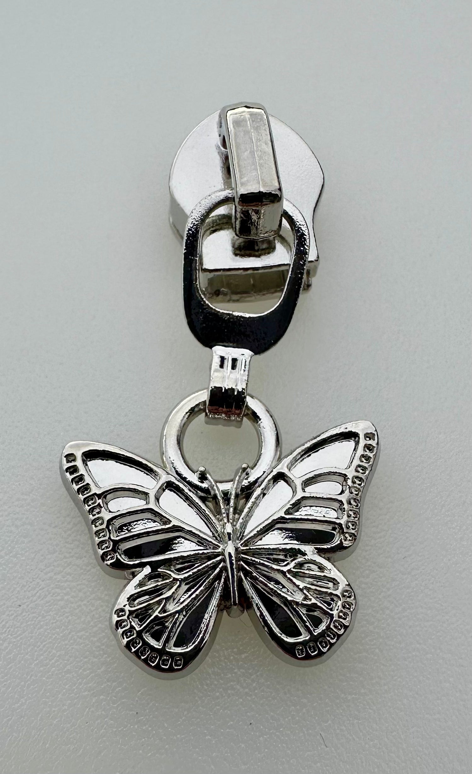 8egreedy butterfly zip parker black×gray 5 Butterfly Nylon Zipper Pulls – Fireweed Stitches