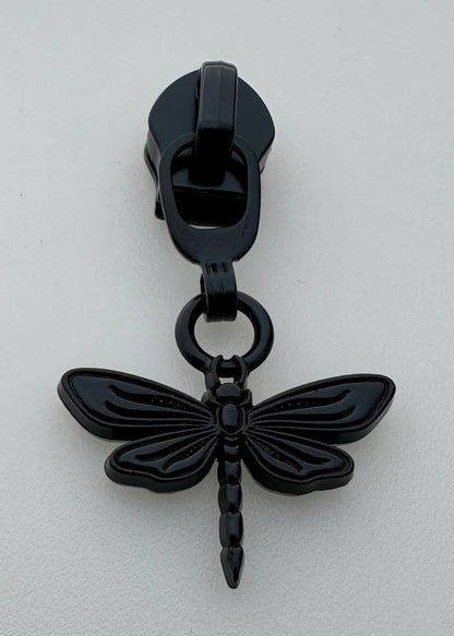 #5 Dragonfly Nylon Zipper Pulls