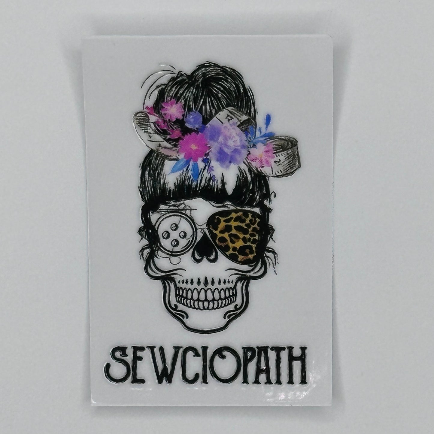 Skull Sewciopath Sticker