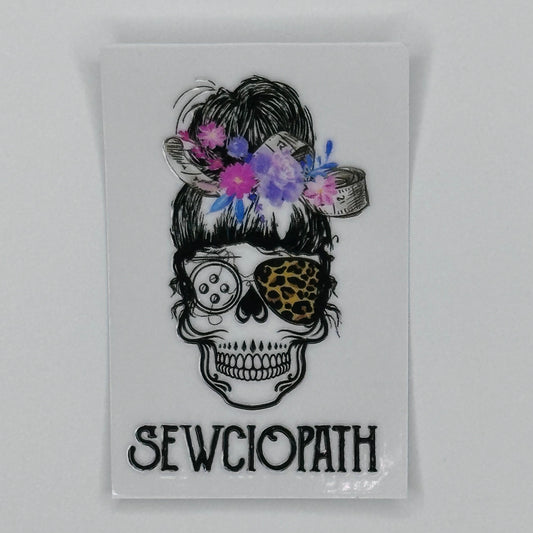 Skull Sewciopath Sticker