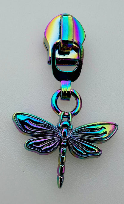 #5 Dragonfly Nylon Zipper Pulls