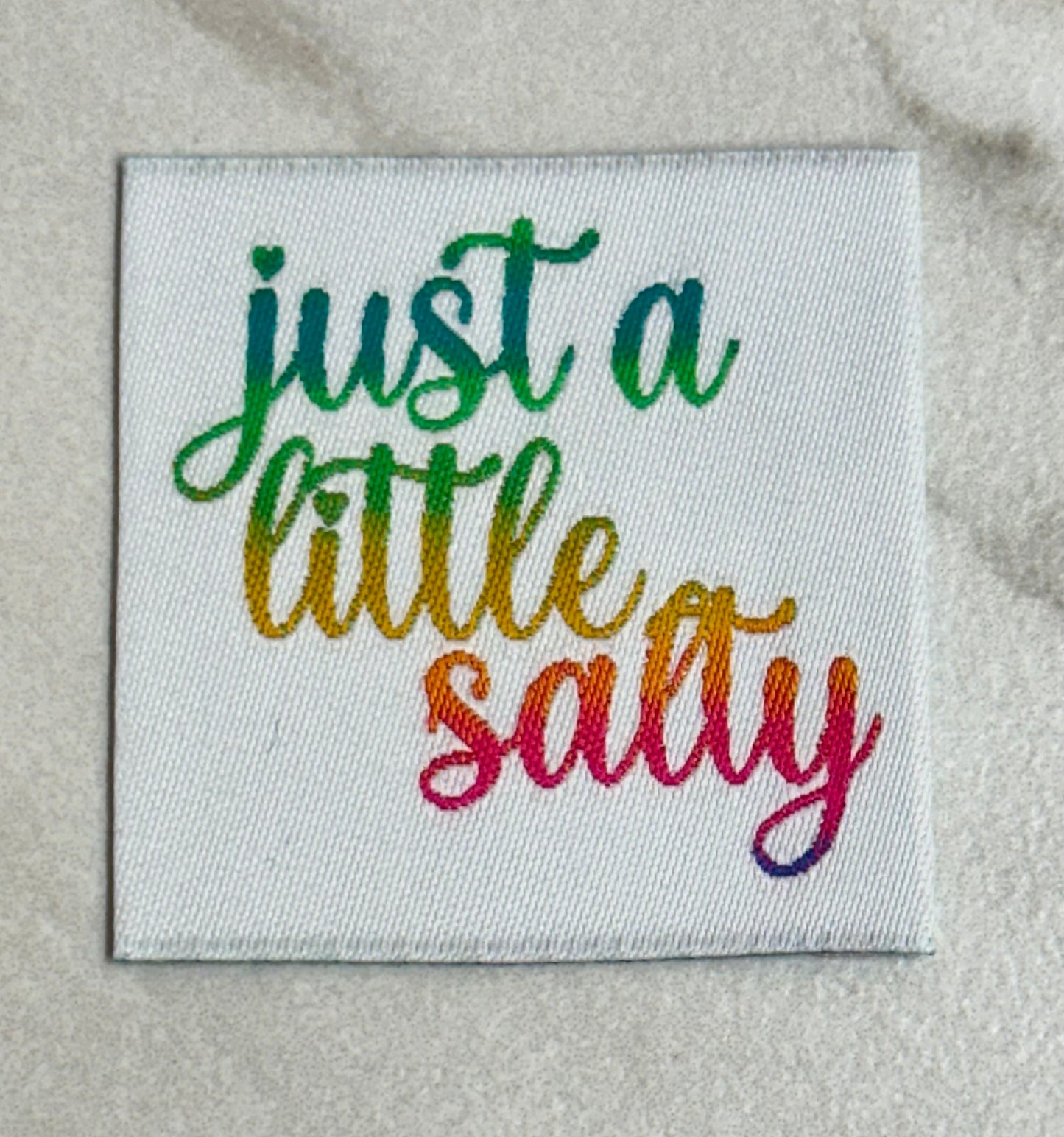 Little Salty Woven Label