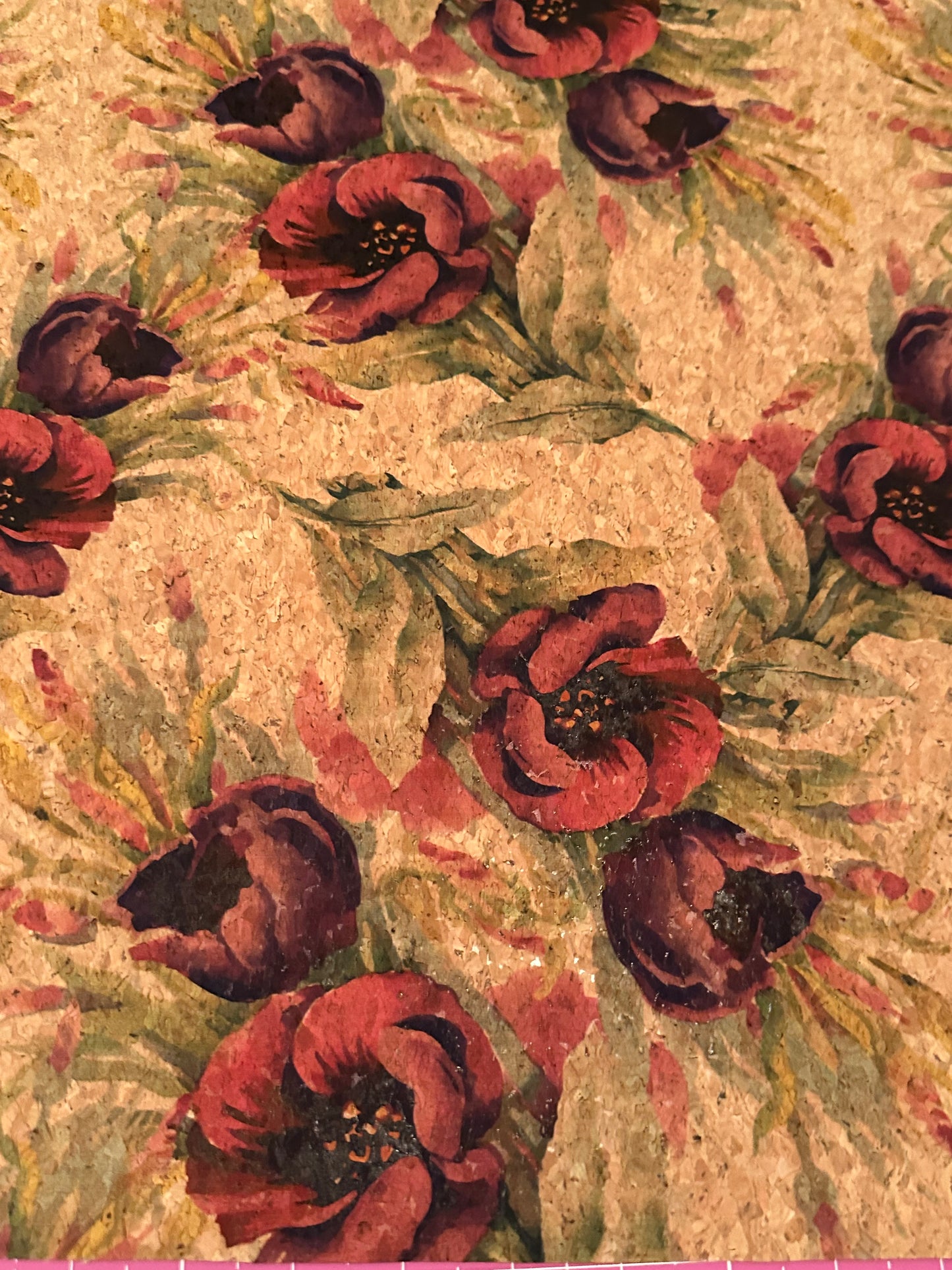 Peony Cork Fabric