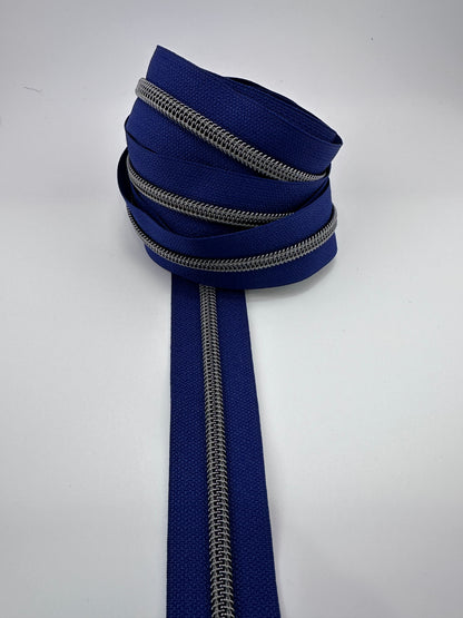 #5 Blue Zipper Tape