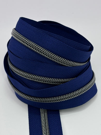#5 Blue Zipper Tape