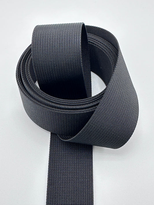 1 1/2" Black Nylon Webbing