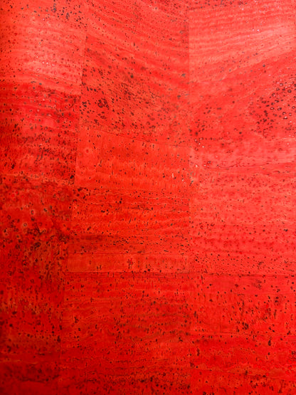 Bright Orange Cork Fabric