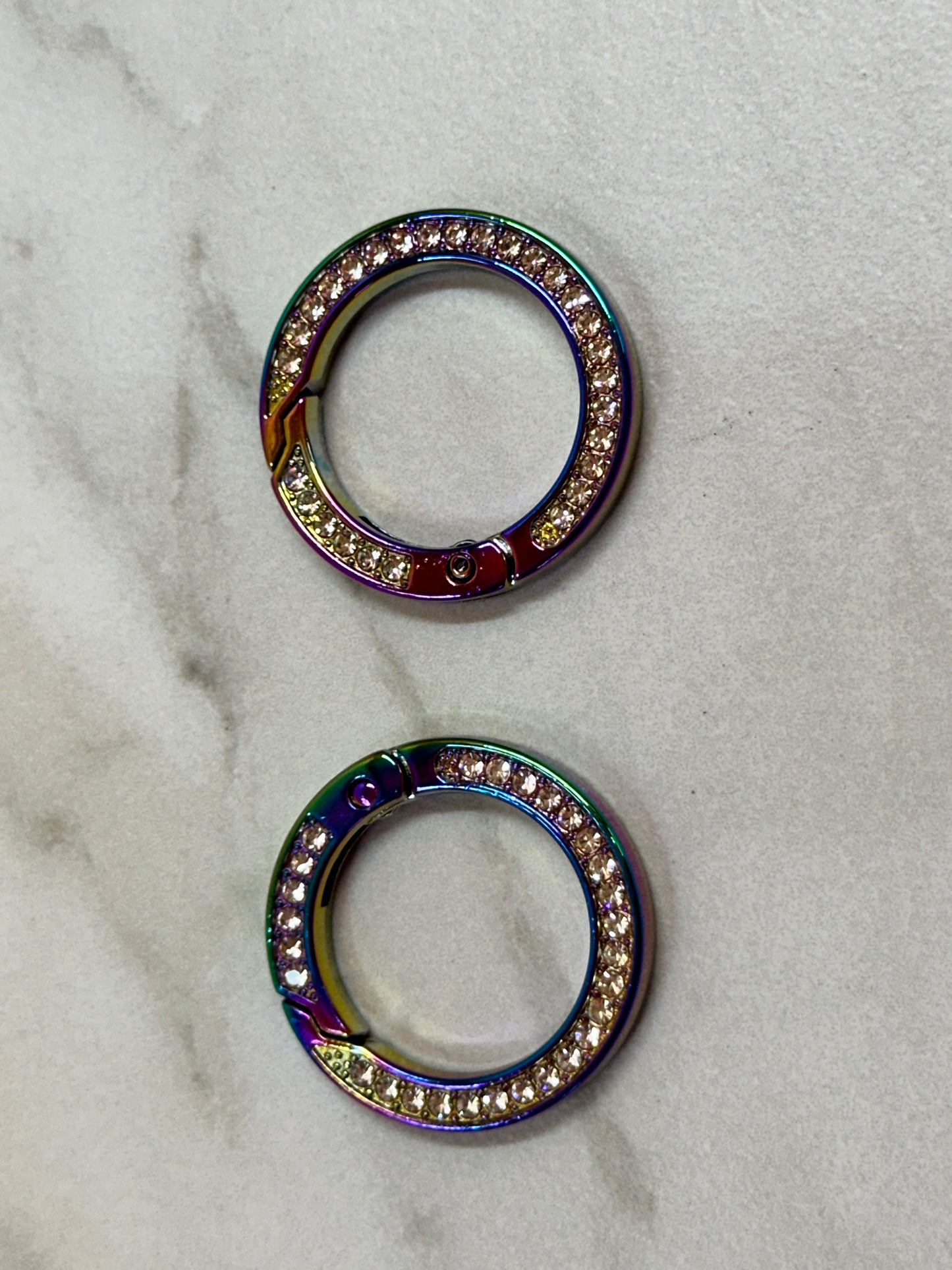 Gate Ring Color Crystal Gate Rings (4) – Fireweed Stitches