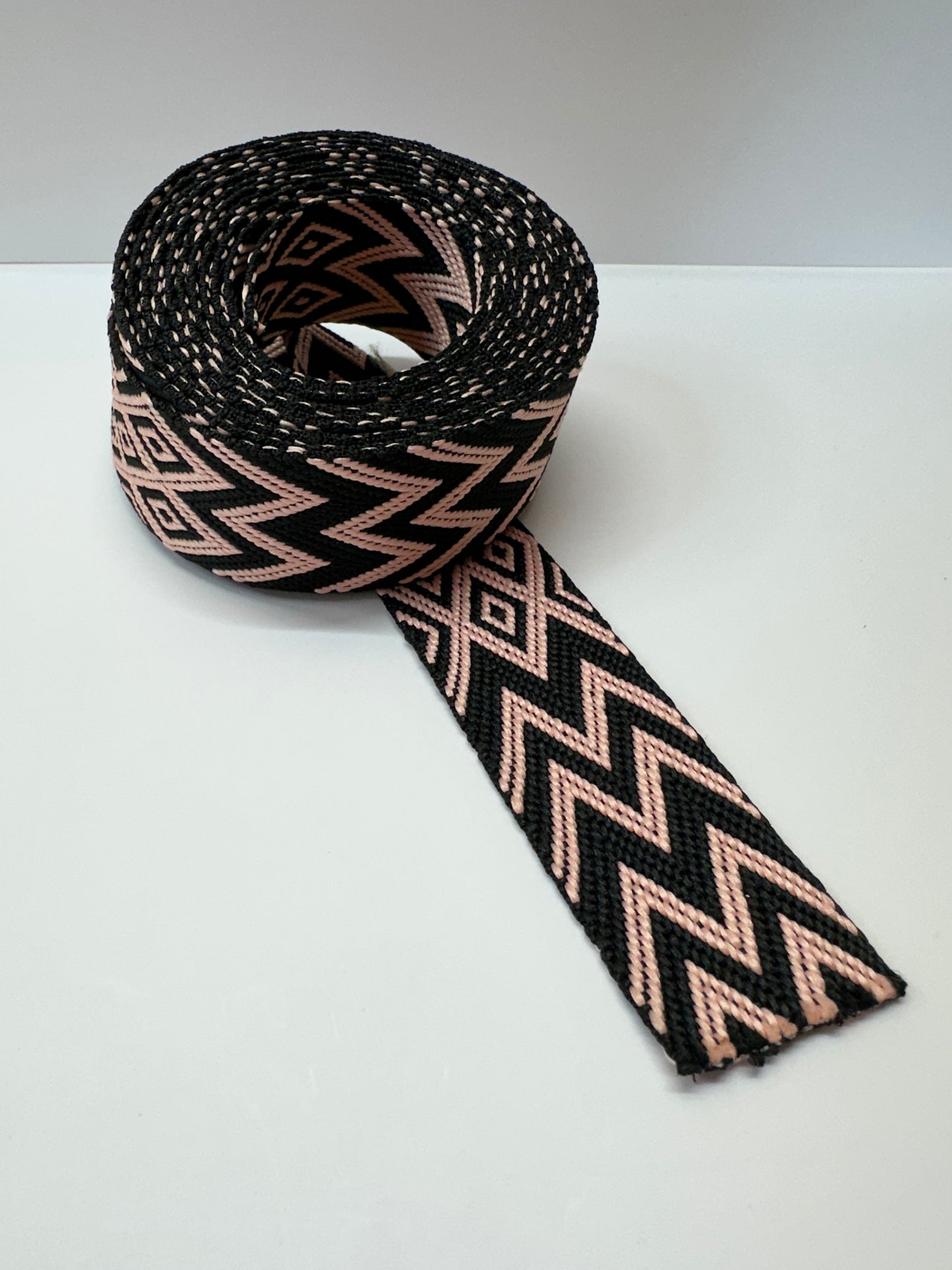 1 1/2" Diamond Chevron Woven Webbing (3)