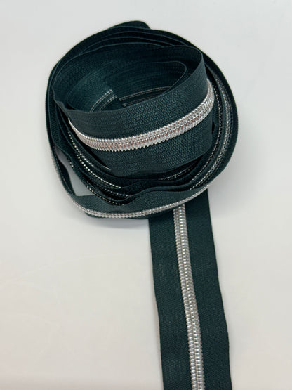 #5 Emerald Green Nylon Zipper Tape