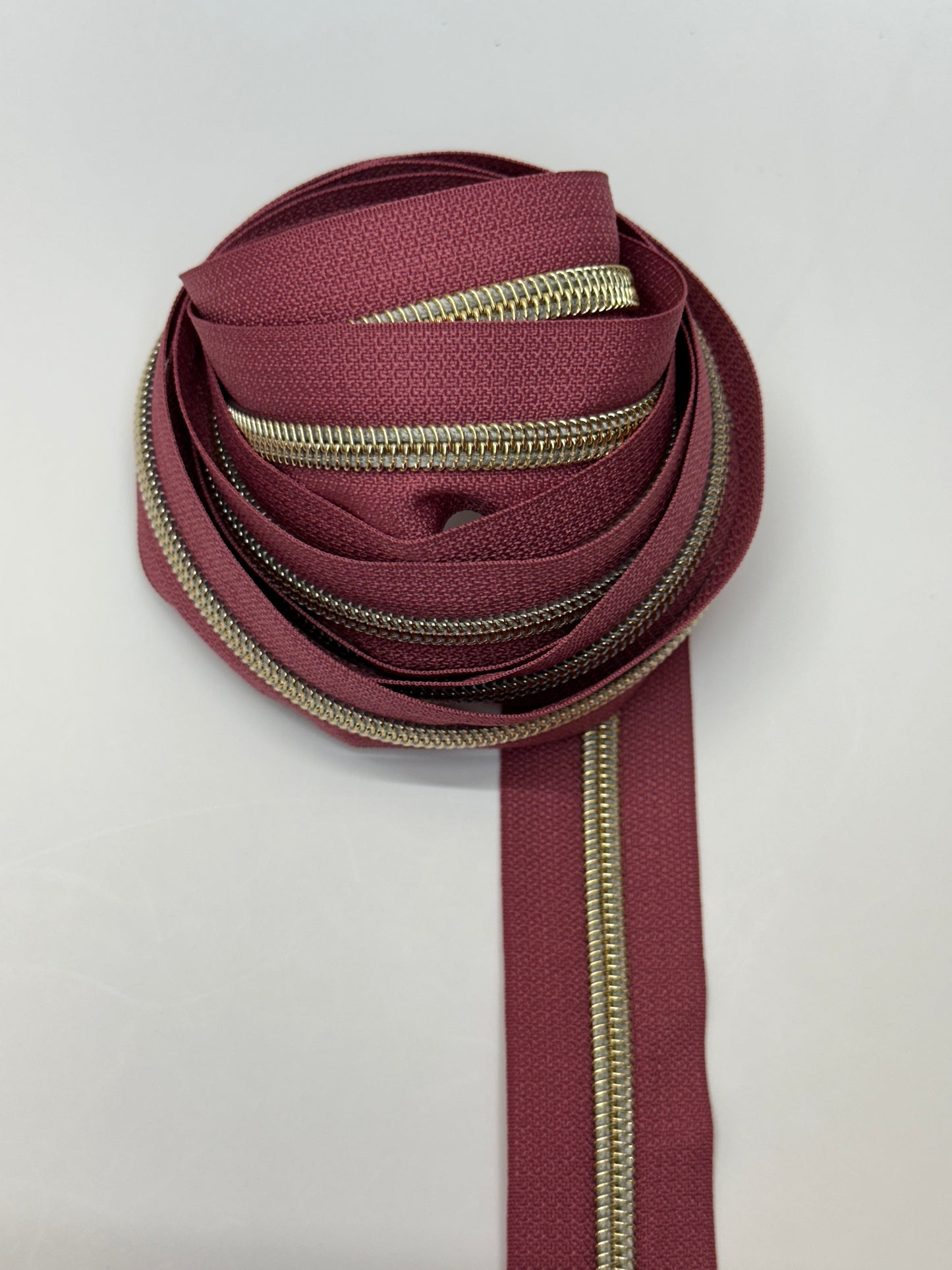 #5 Dusty Pink Nylon Zipper Tape