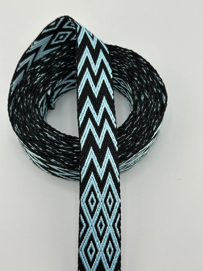 1" Diamond Chevron Woven Webbing (3)