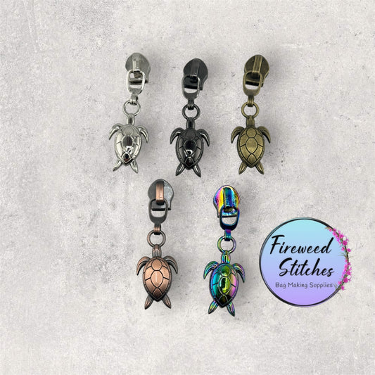 #5 Turtle Nylon Zipper Pull