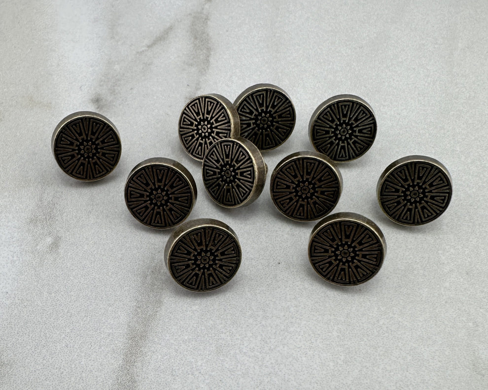 12MM x 8MM Starburst Rivets – Fireweed Stitches