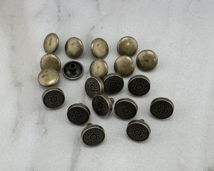 12MM x 8MM Starburst Rivets