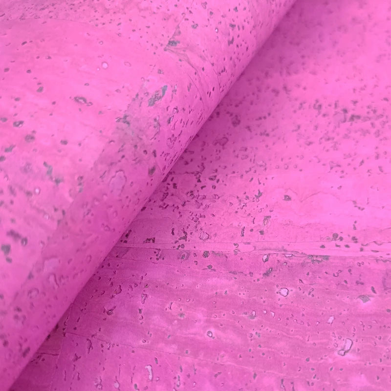 Magenta Cork Fabric