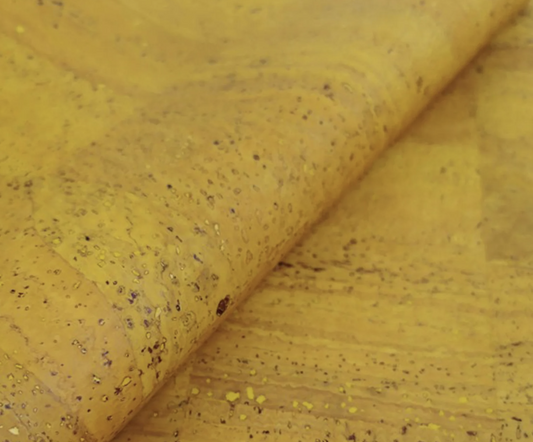 Mustard Yellow Cork Fabric
