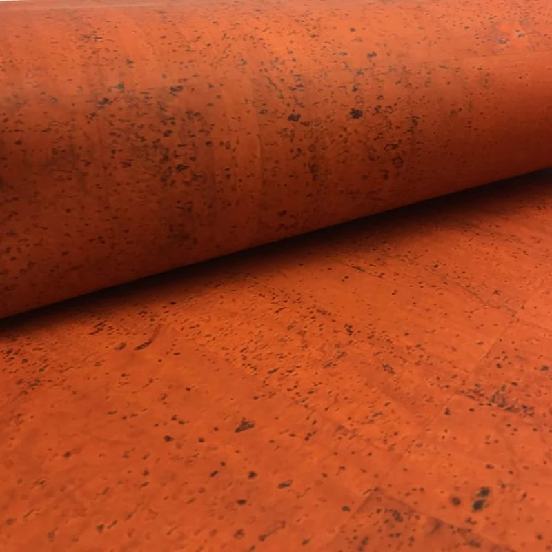 Orange Cork Fabric