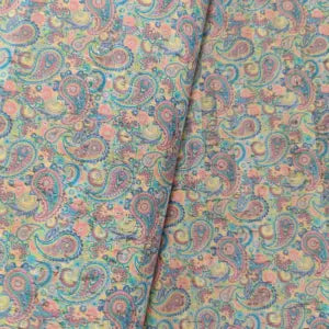Paisley Bold Cork Fabric