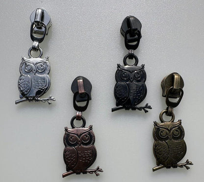 #5 Owl Nylon Zipper Pulls