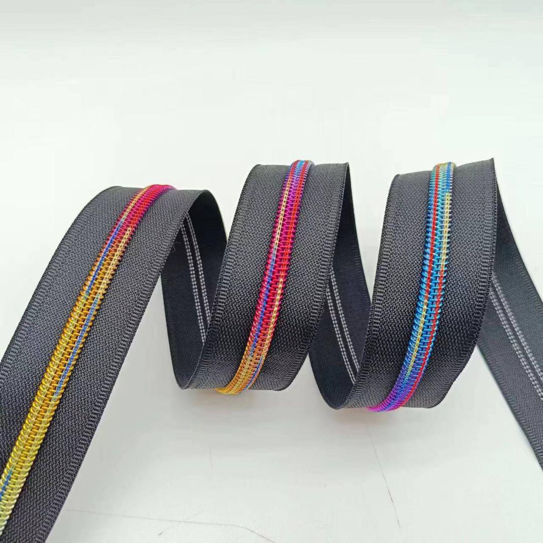 #5 Double Rainbow Nylon Zipper Tape