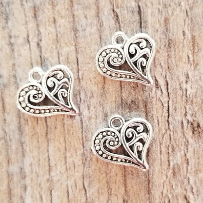 Heart Charms (5)