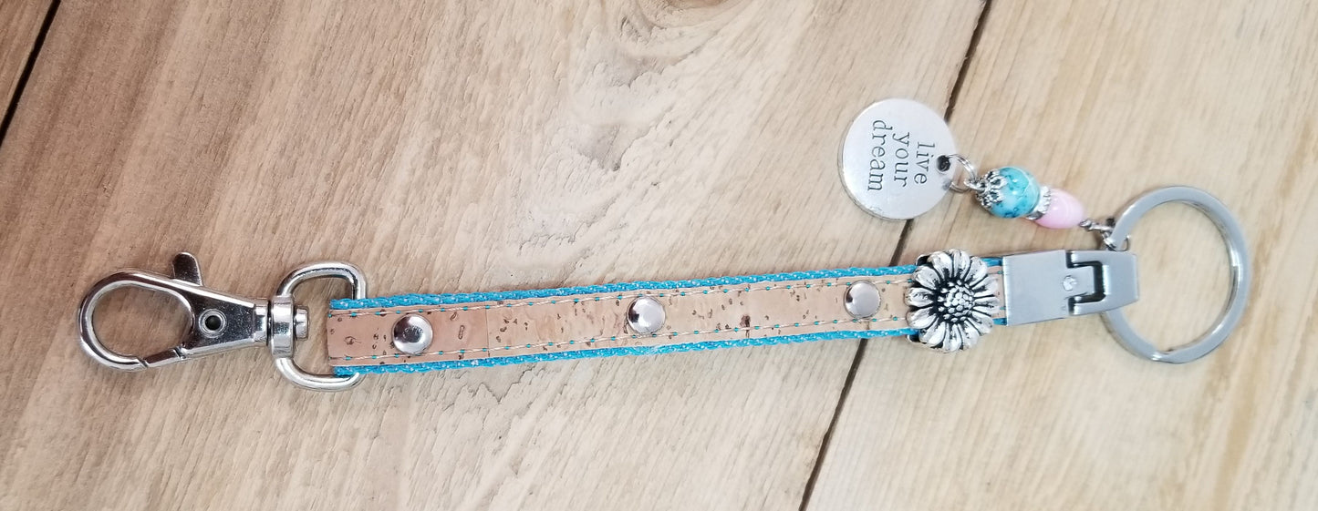Live Your Dream Sunflower Key Fob Kit