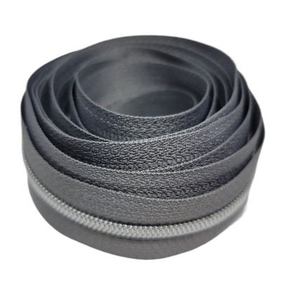 #5 Gray Nylon Zipper Tape