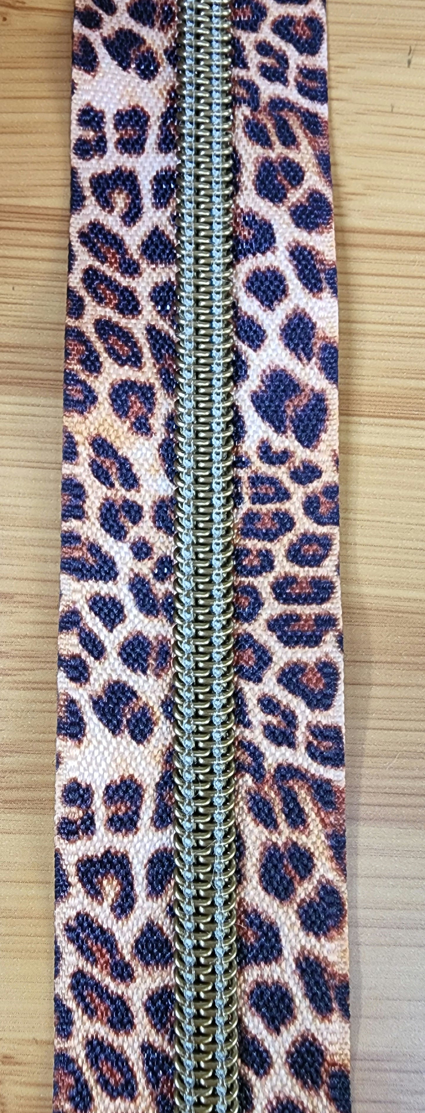 Leopard Print #5 Nylon Zipper Tape