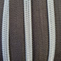 #5 Espresso Brown Nylon Zipper Tape (per yard)