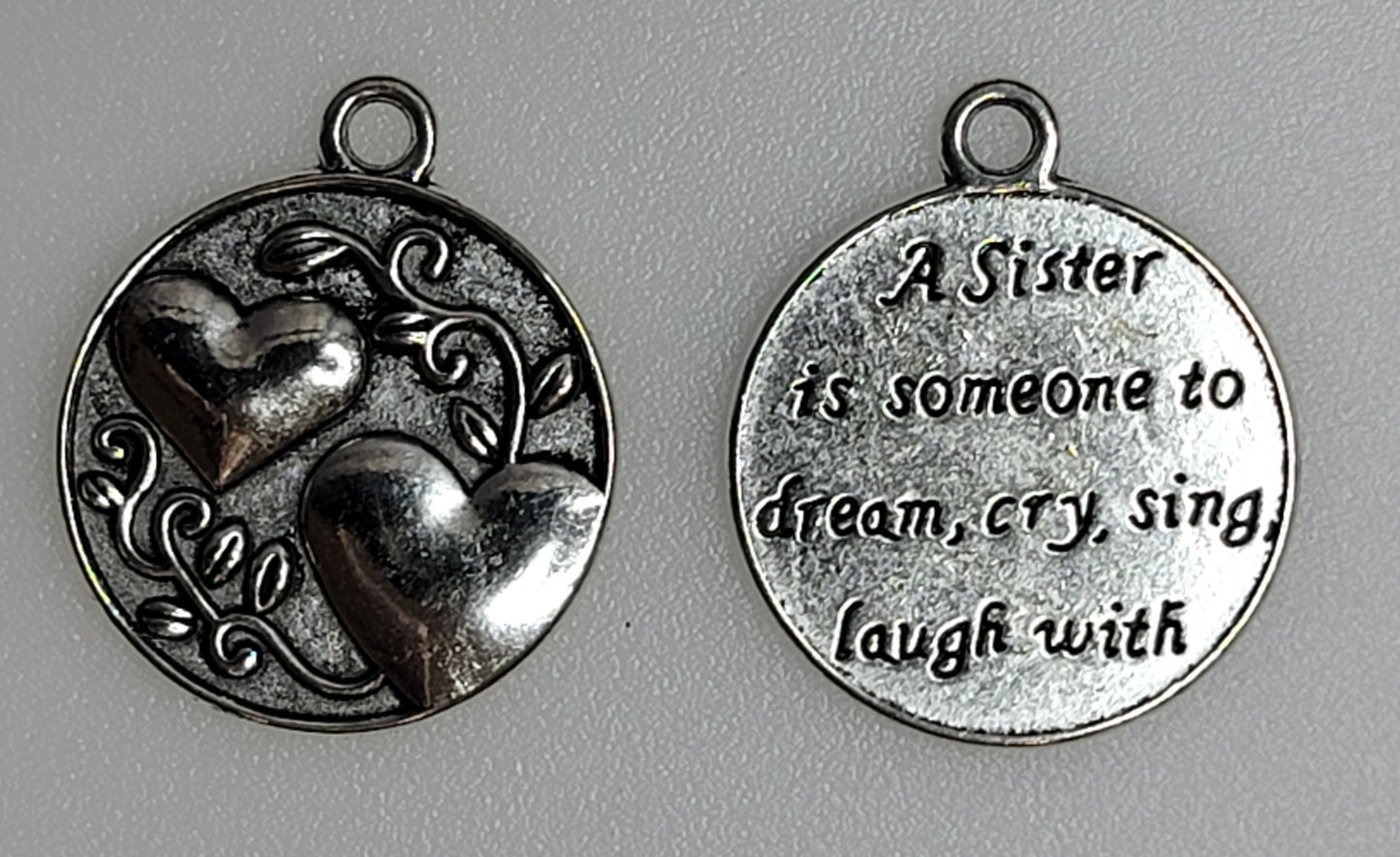 Sister Hearts Charms (5)