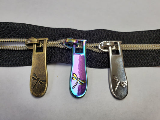#5 Dragonfly Nylon Zipper Pull