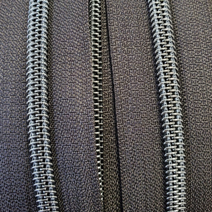 #5 Espresso Brown Nylon Zipper Tape (per yard)