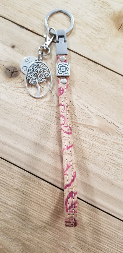 Tree w/pink floral cork
