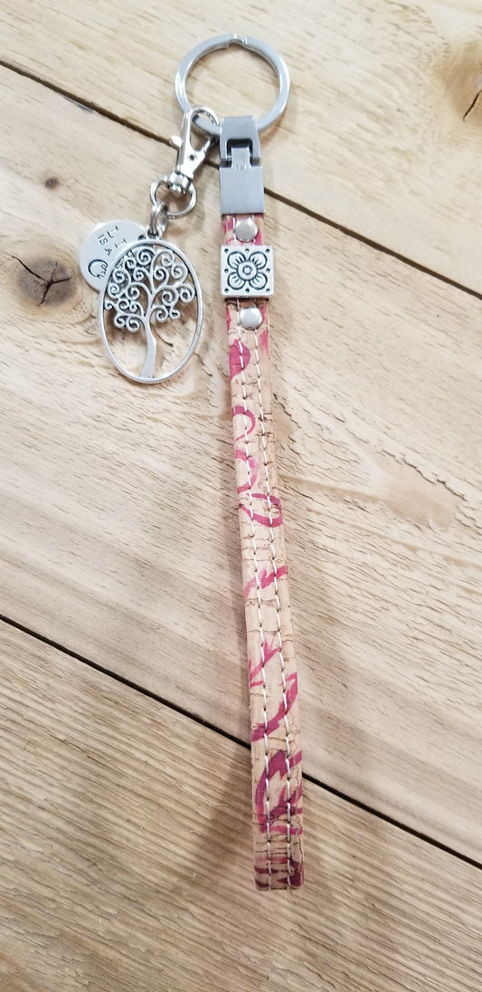 Tree w/pink floral cork