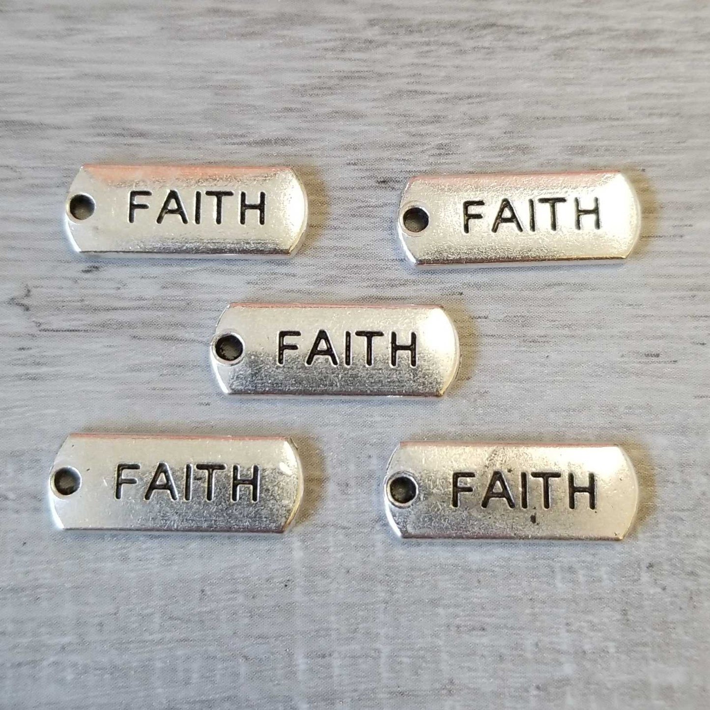 Faith Word Charm (5)