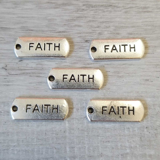 Faith Word Charm (5)