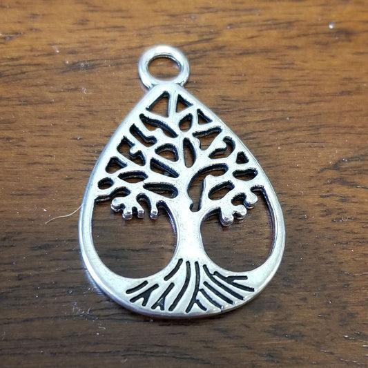 Tree Drop Charm Pendant
