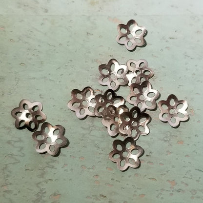 10 mm Flower Bead Caps