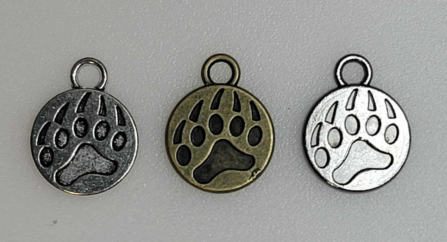 Bear Paw Charms (5)