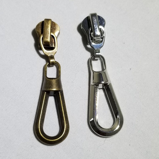 Large Loop Metal Zipper Pull
