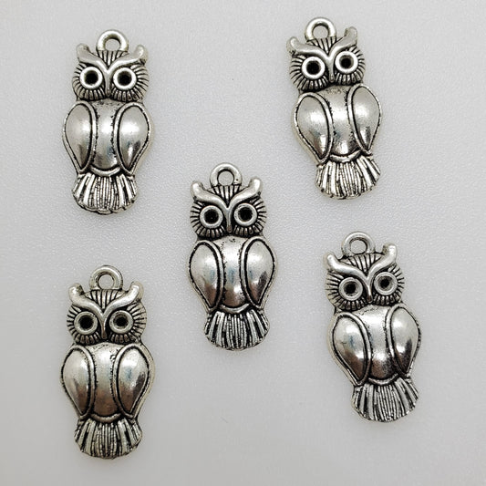 Small Owl Charms (5)