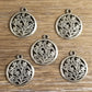 Flower Tree Charms (5)